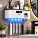 Suporte UV para Escovas de Dentes 5 em 1 – Organização e Tecnologia para o Banheiro