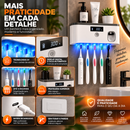 Suporte UV para Escovas de Dentes 5 em 1 – Organização e Tecnologia para o Banheiro
