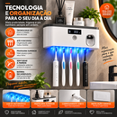 Suporte UV para Escovas de Dentes 5 em 1 – Organização e Tecnologia para o Banheiro