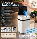 Lixeira Automática Inteligente com Sensor 13L | Vincere