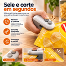 Mini Seladora Portátil 2 em 1 com Cortador